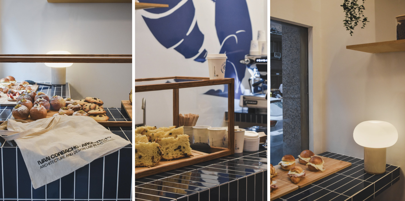 cafetería con azulejos